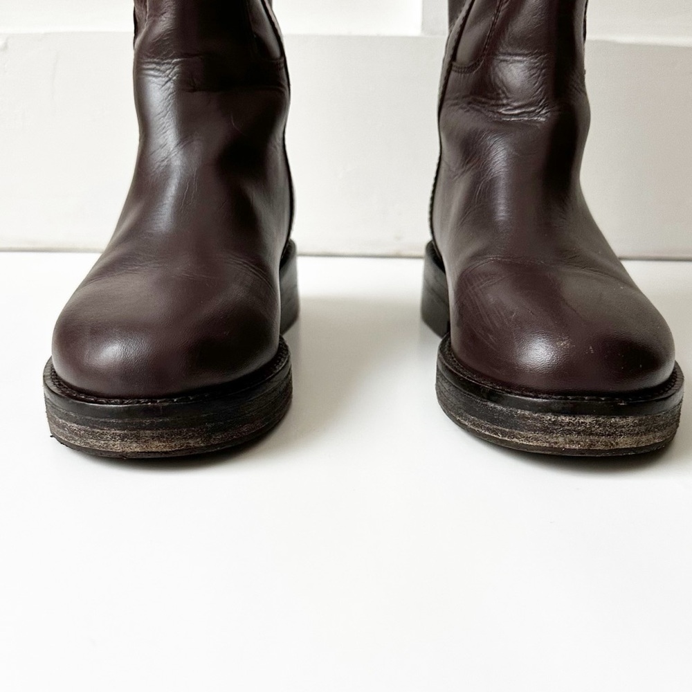 J CREW brown leather Berkeley riding boots - Picture 4 of 12